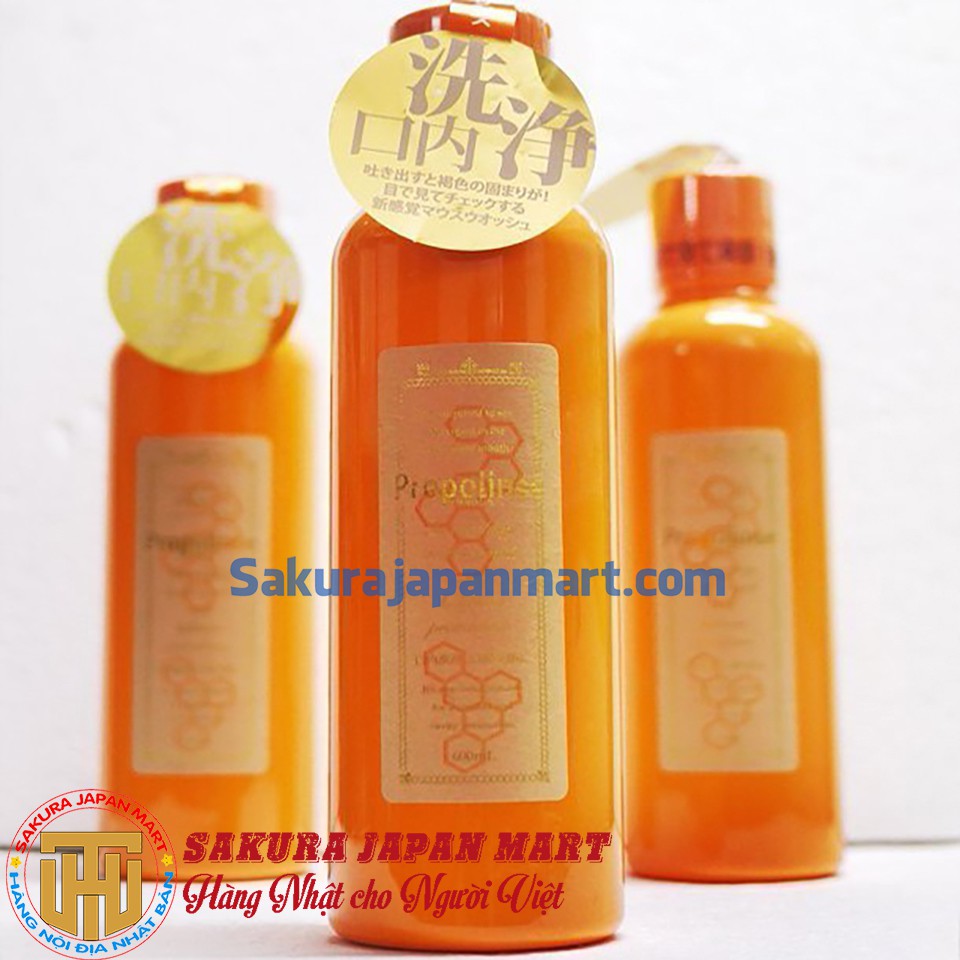 Nước súc miệng Propolinse Nhật Bản 600ml (Màu Vàng)